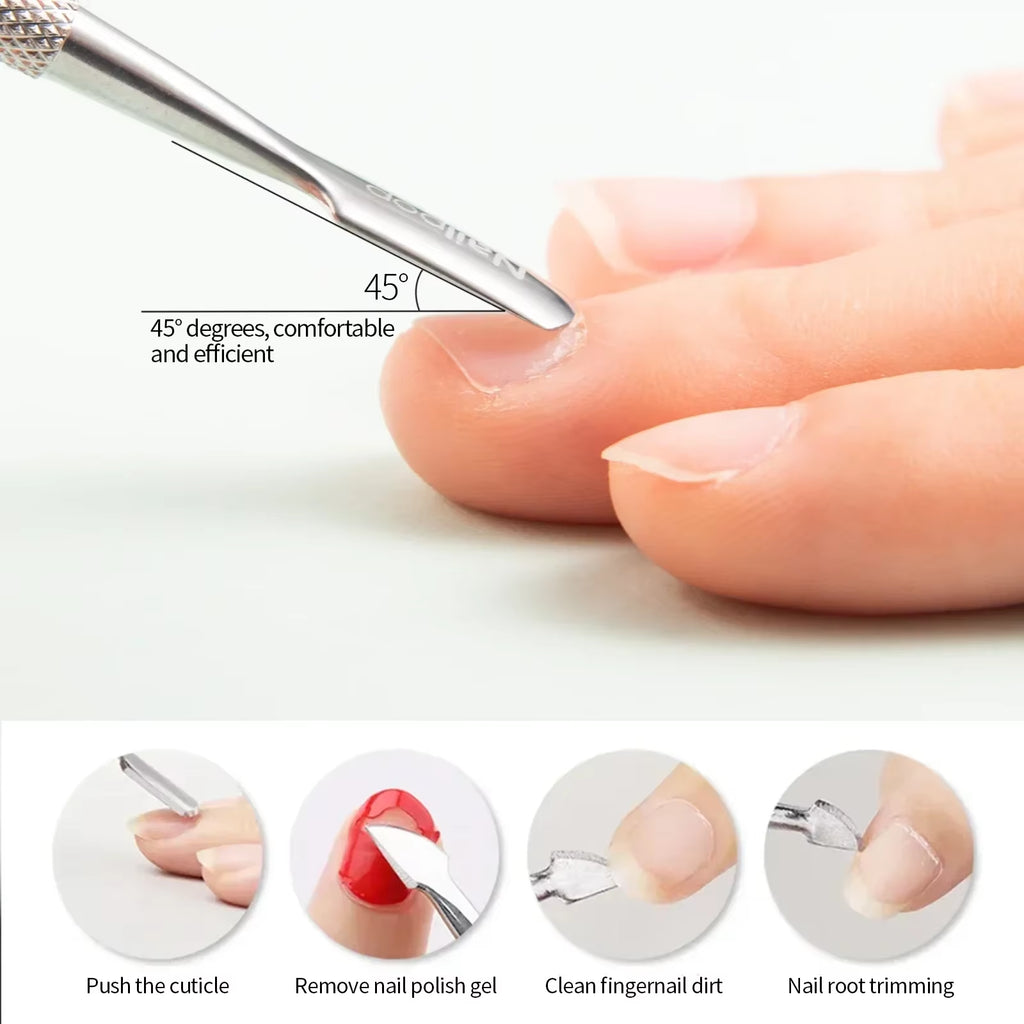 NailPop™ Stainless Steel Cuticle & Nail Care Tool Kit