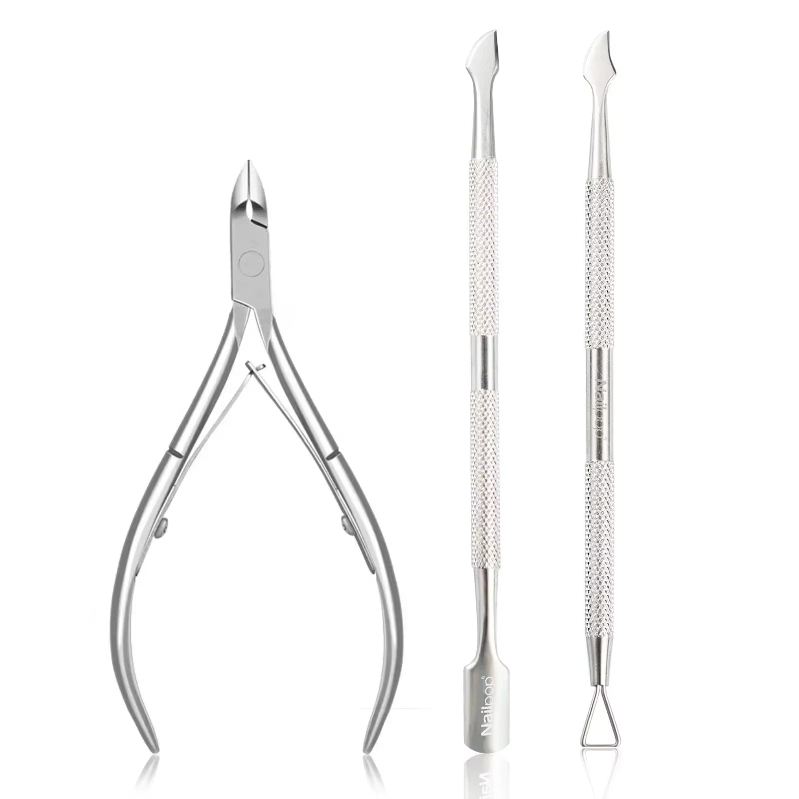 NailPop™ Stainless Steel Cuticle & Nail Care Tool Kit