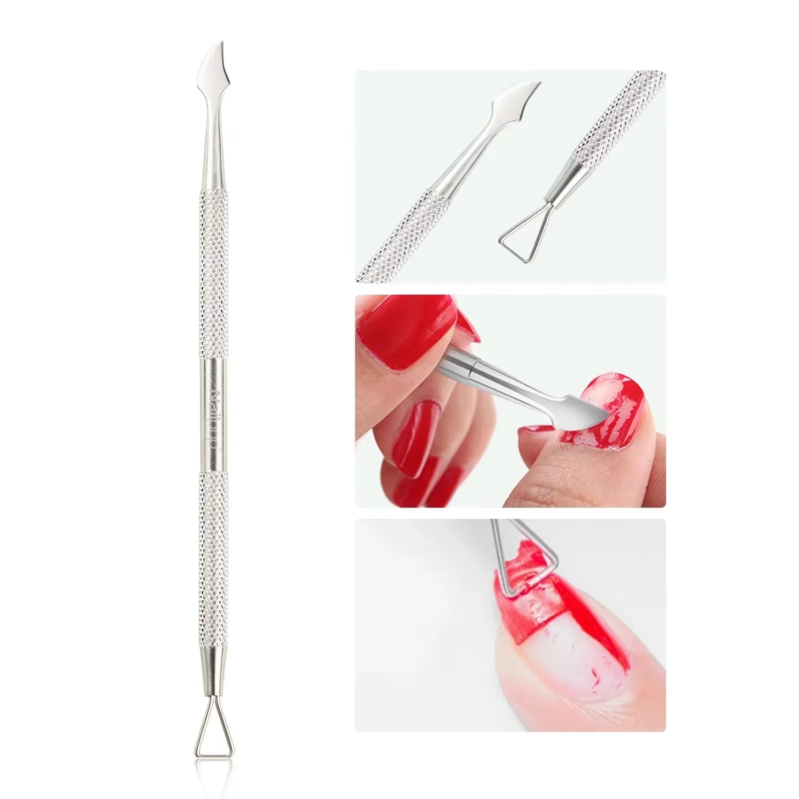 NailPop™ Stainless Steel Cuticle & Nail Care Tool Kit
