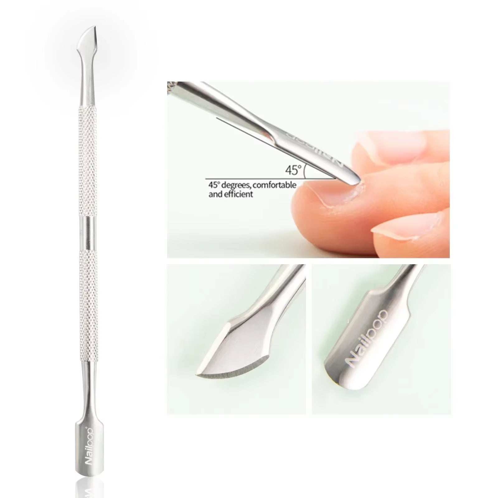 NailPop™ Stainless Steel Cuticle & Nail Care Tool Kit